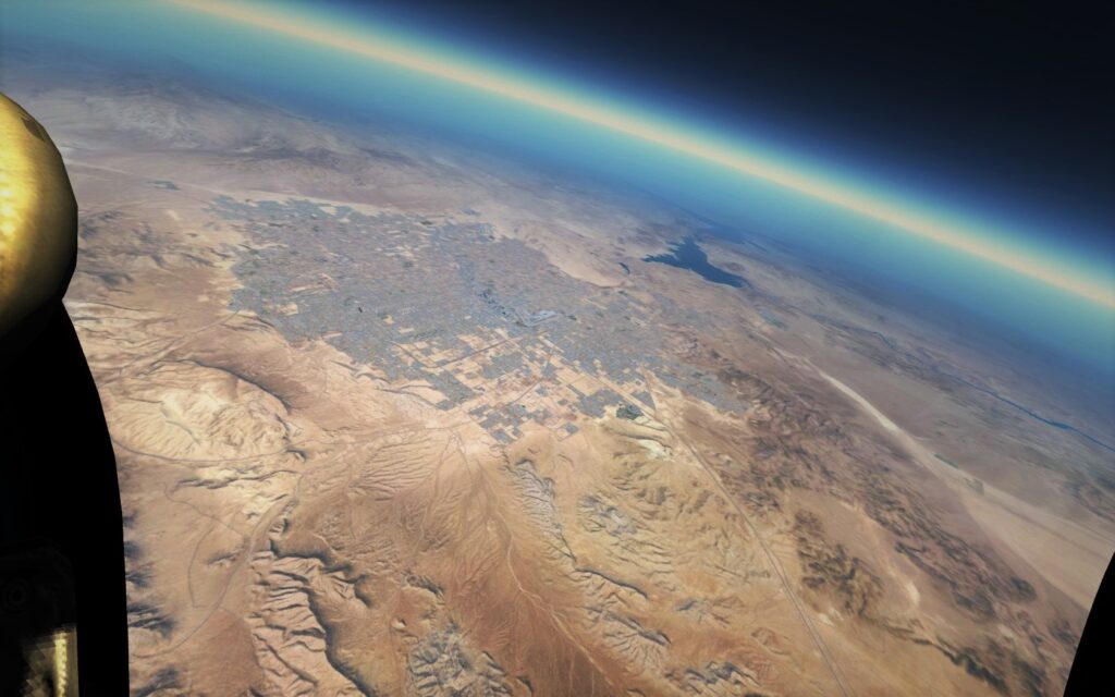 20.000m/65.000ft above Nevada in Mig21bis