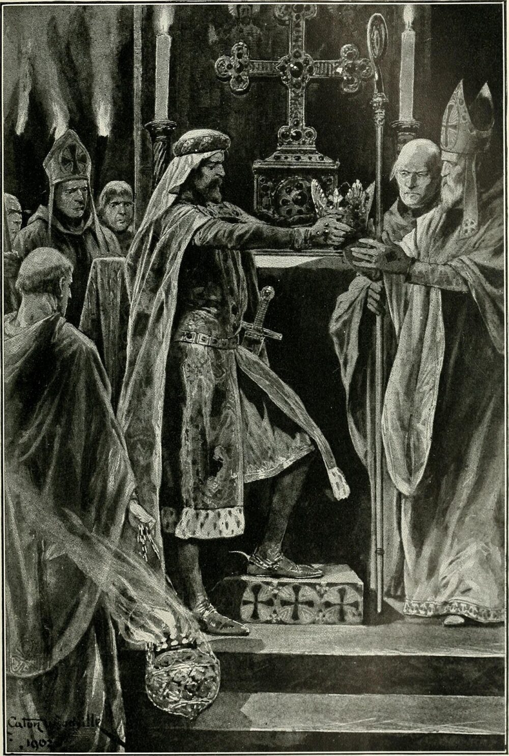 Coronation of Richard the Lionheart 1189
