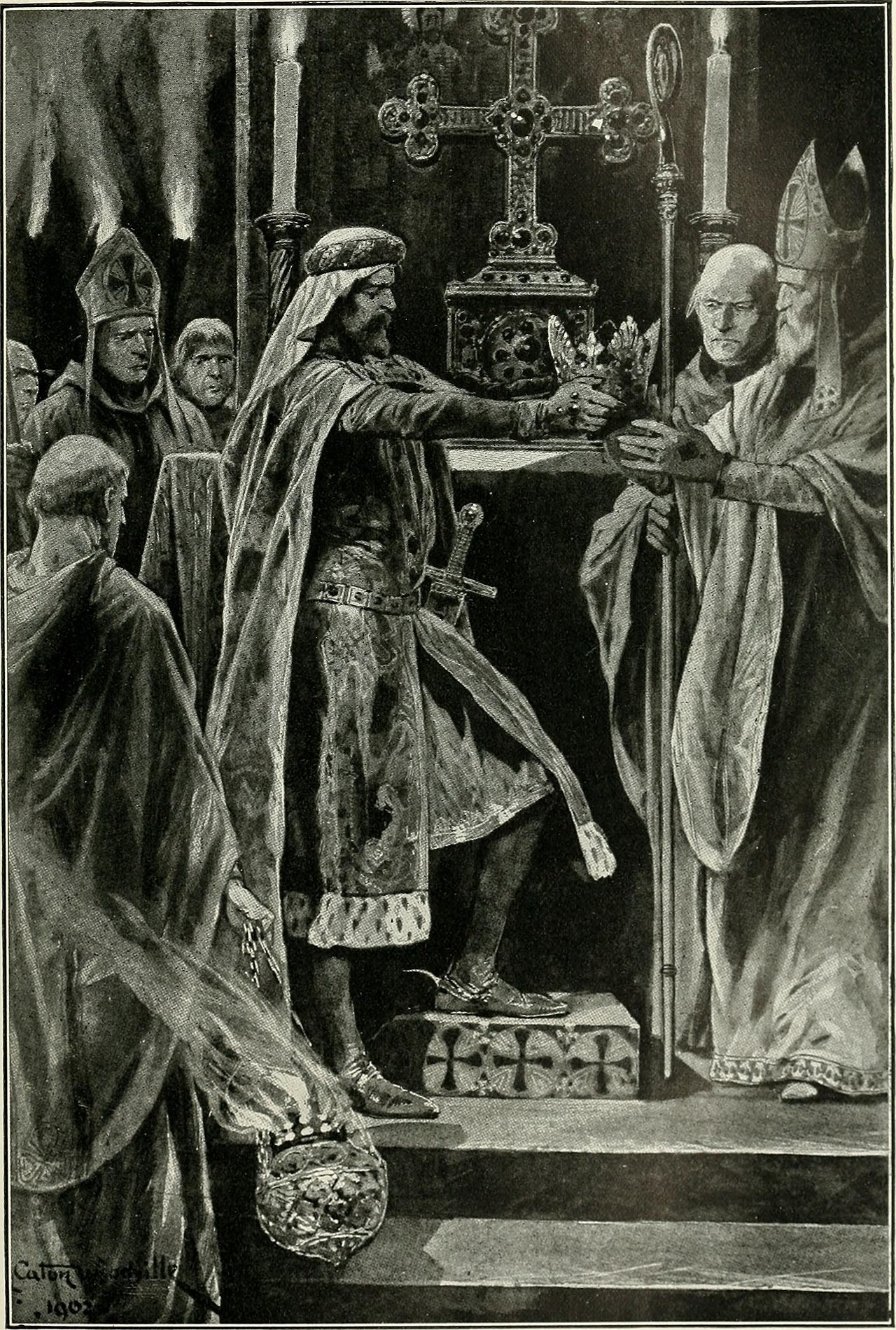 Coronation of Richard the Lionheart 1189